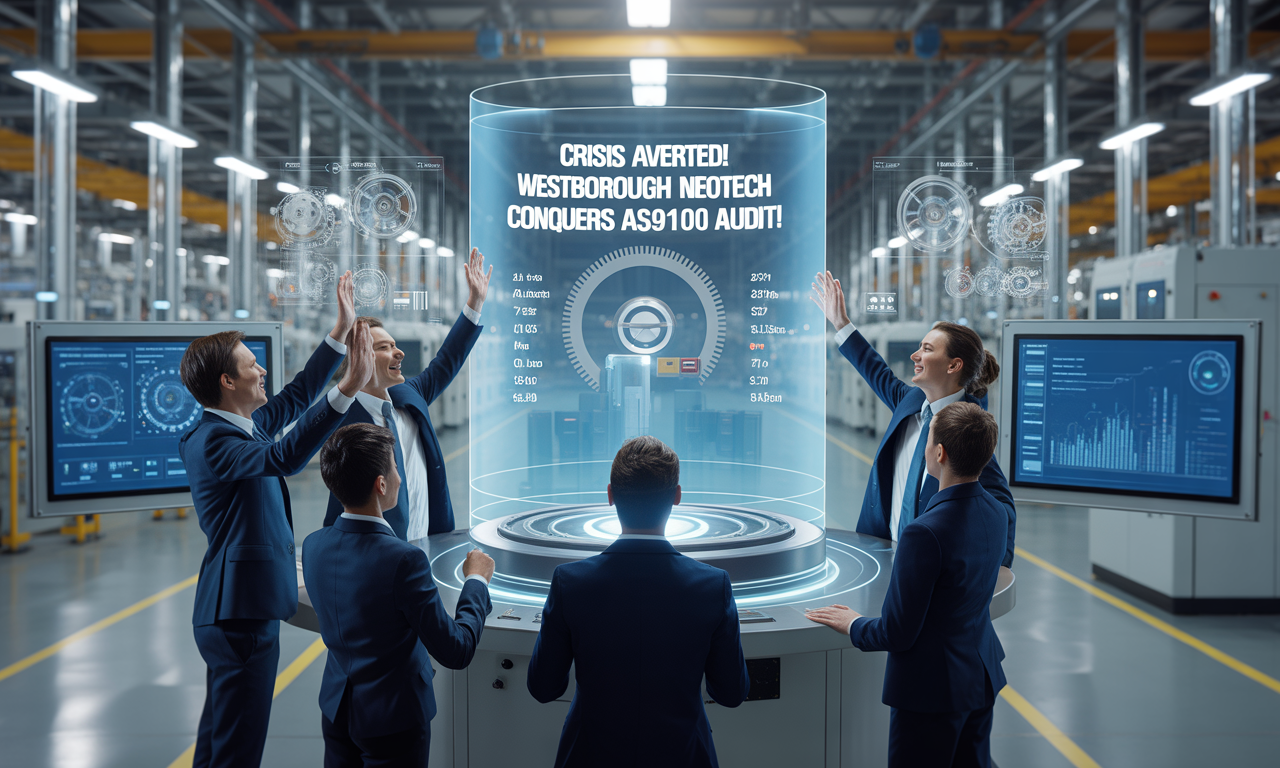 CRISE AVERTIDA! NEOTech de Westborough CONQUISTA AUDITORIA AS9100!