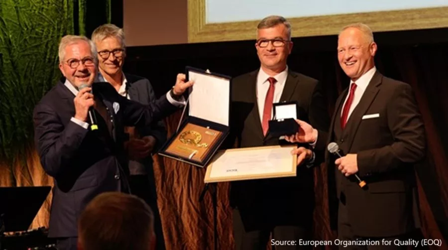Dr. Özkan Receives European Quality Leader Award