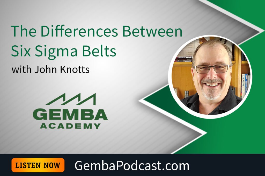 GA 587 | The Differences Between Six Sigma Belts with John Knotts