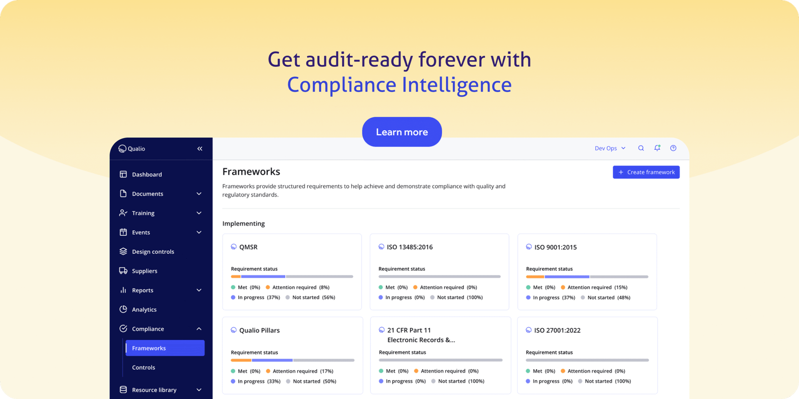 Announcing: Compliance Intelligence