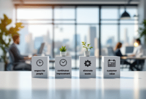 Quais são os 4 pilares do Lean