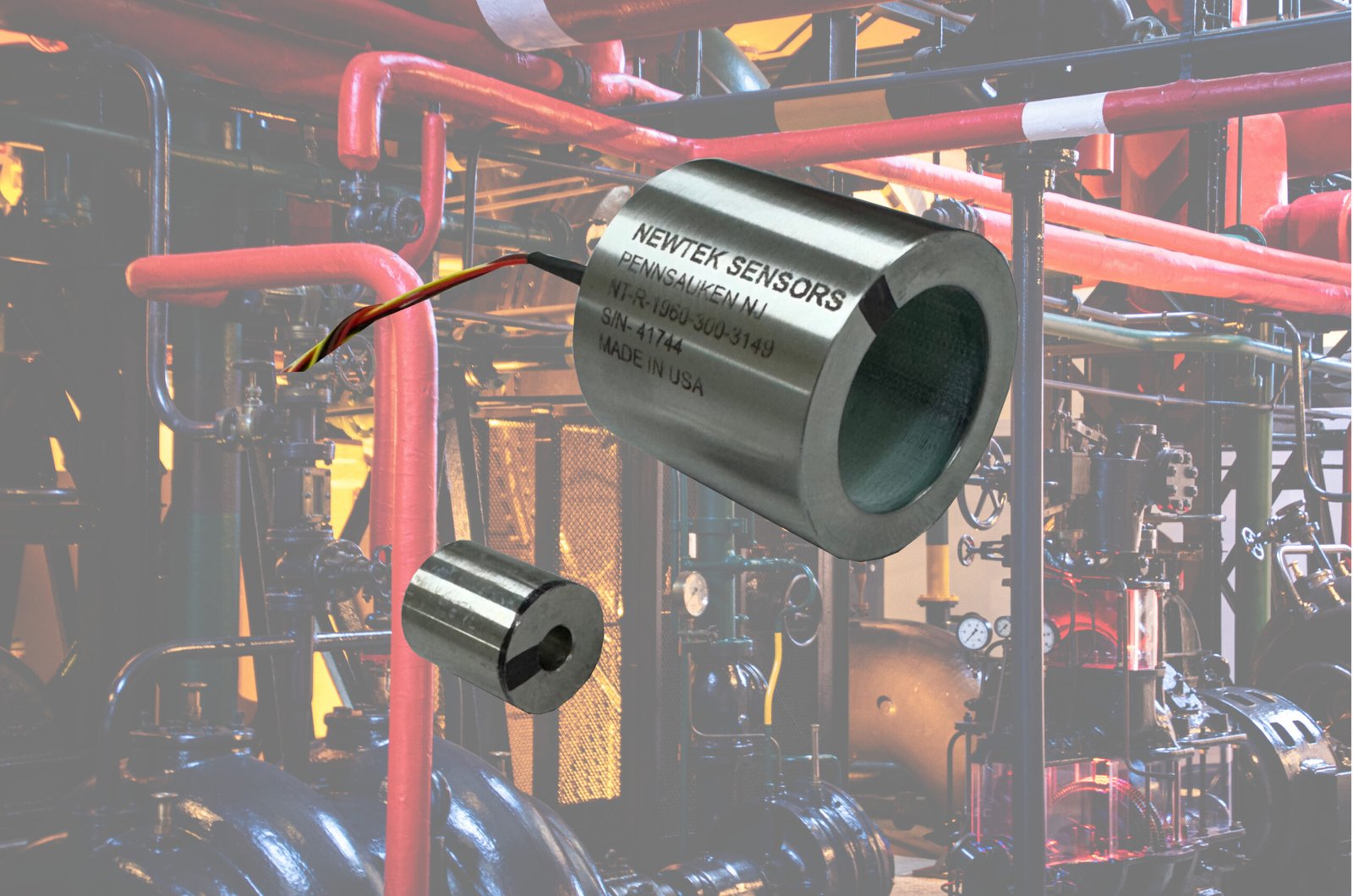 NewTek Customizes Large-Bore LVDT Position Sensors