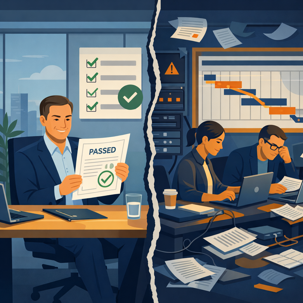 The Readiness Paradox: Why Audit Success Does Not Guarantee Clinical‑Stage Readiness in Biotech